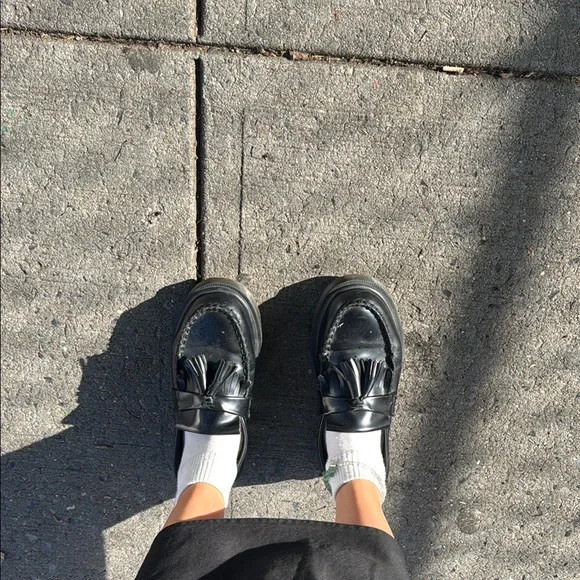 Doc Martens Black Tassel Loafers - Picture 3 of 3